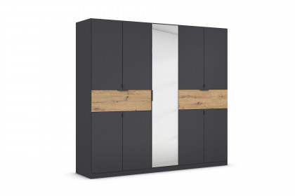 Ticao von Rauch Blue - Kleiderschrank mit Absetzung Eiche Artisan