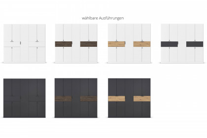 Ticao von Rauch Blue - Kleiderschrank mit Absetzung Eiche Artisan