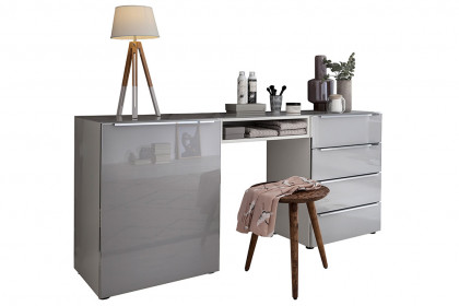 Alegro2 Style von Nolte Möbel - Schminktisch weiß-Glas seidengrau