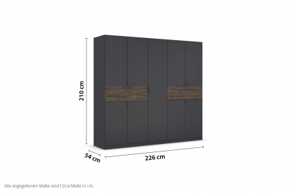 Ticao von Rauch Blue - Schrank 226 cm breit mit Türdämpfung