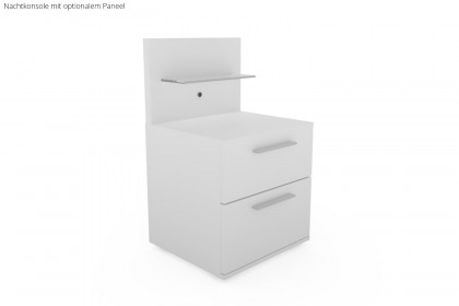 Multiline von SCHÖNER WOHNEN - Schlafzimmer-Set weiß mit Furnier-Absetzungen