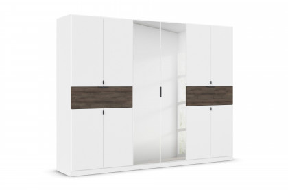 Ticao von Rauch Blue - Kombischrank weiß - Atlantic Oak mit Türdämpfung
