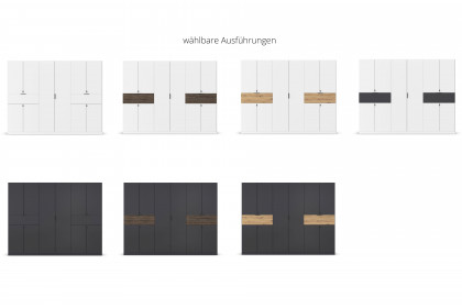 Ticao von Rauch Blue - Kombischrank weiß - Atlantic Oak mit Türdämpfung