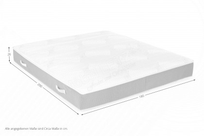M26 COOL TOUCH von RUF Betten - Tonnen-Taschen-Federkern ca. 180 x 200 cm H3