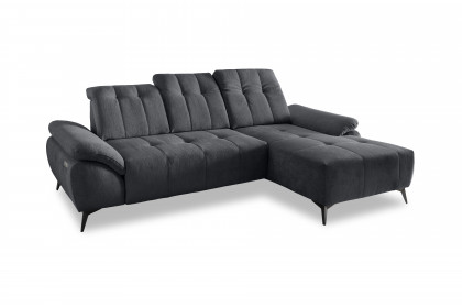 Fiore-LE25 von Benformato - Ecksofa rechts anthrazit