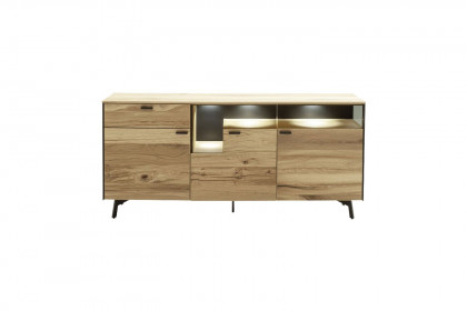 Andra-living von SCHÖNER WOHNEN - Sideboard S736 Eiche rustico/ anthrazit matt