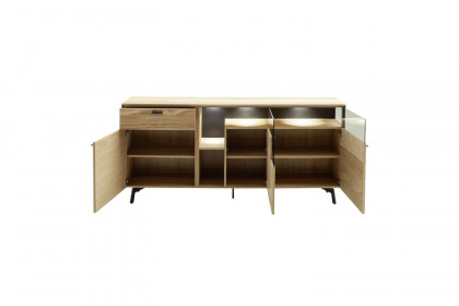 Andra-living von SCHÖNER WOHNEN - Sideboard S736 Eiche rustico/ anthrazit matt