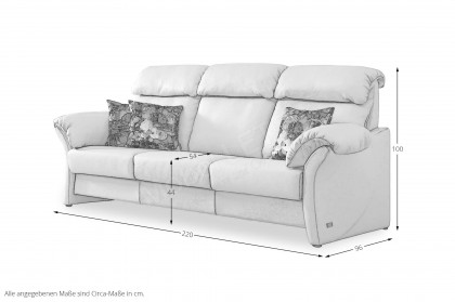 Savona von Schröno - Ledersofa cream