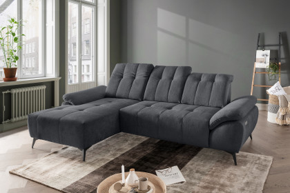Fiore-LE25 von Benformato - Ecksofa links anthrazit