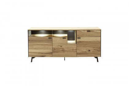 Andra-living von SCHÖNER WOHNEN - Sideboard S737 Eiche rustico/ anthrazit