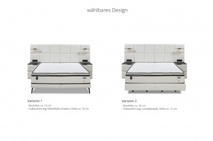 Incanto-Dream von DONE.® - Boxspringbett in White