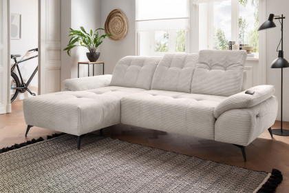 Fiore-LE25 von Benformato - Eckcouch Variante links beige