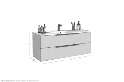 Serie 6110 von Pelipal - Badezimmer in Kaschmir matt