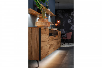 Andra-living von SCHÖNER WOHNEN - Sideboard S747 Eiche rustico/ anthrazit
