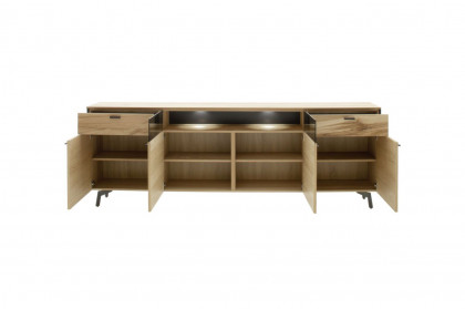 Andra-living von SCHÖNER WOHNEN - Sideboard S747 Eiche rustico/ anthrazit