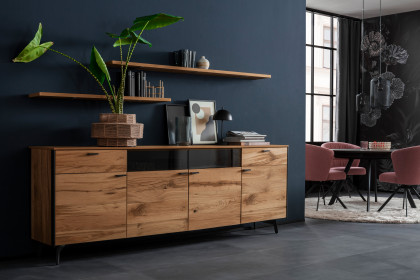 Andra-living von SCHÖNER WOHNEN - Sideboard S747 Eiche rustico/ anthrazit