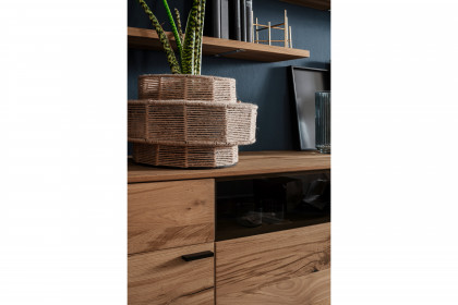 Andra-living von SCHÖNER WOHNEN - Sideboard S747 Eiche rustico/ anthrazit