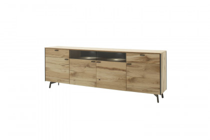 Andra-living von SCHÖNER WOHNEN - Sideboard S747 Eiche rustico/ anthrazit