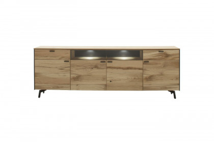 Andra-living von SCHÖNER WOHNEN - Sideboard S747 Eiche rustico/ anthrazit