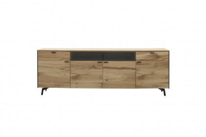 Andra-living von SCHÖNER WOHNEN - Sideboard S747 Eiche rustico/ anthrazit