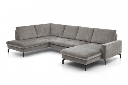 ZE-EM20028 von Zehdenick - Wohnlandschaft Variante links silver