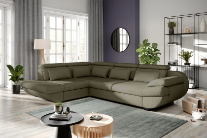 Infinity-LE25 von COTTA - Polsterecke links green
