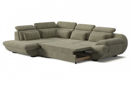 Infinity-LE25 von COTTA - Polsterecke links green