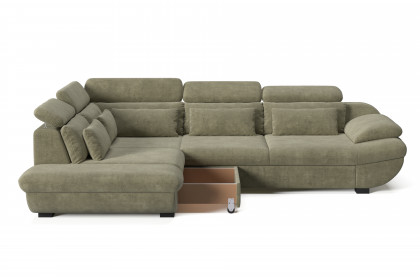 Infinity-LE25 von COTTA - Polsterecke links green