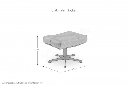 Julia von designwerk - Echtledersessel mouse