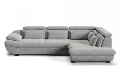 Infinity-LE25 von COTTA - Eckcouch rechts silver