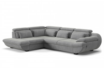 Infinity-LE25 von COTTA - Eckcouch links silver