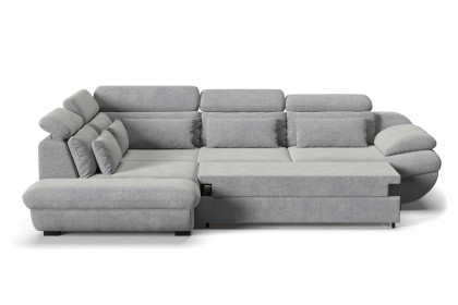 Infinity-LE25 von COTTA - Eckcouch links silver