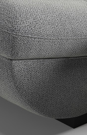 Infinity-LE25 von COTTA - Eckcouch links silver