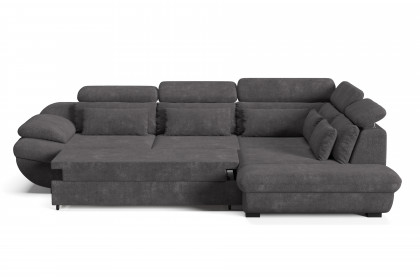 Infinity-LE25 von COTTA - Eckgarnitur rechts graphite