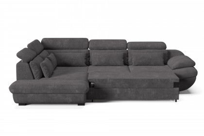 Infinity-LE25 von COTTA - Eckgarnitur links graphite