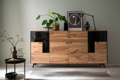 Andra-living von SCHÖNER WOHNEN - Sideboard S762 Eiche rustico/ anthrazit