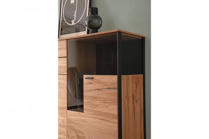 Andra-living von SCHÖNER WOHNEN - Sideboard S762 Eiche rustico/ anthrazit