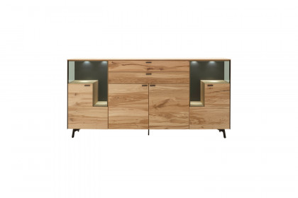 Andra-living von SCHÖNER WOHNEN - Sideboard S762 Eiche rustico/ anthrazit