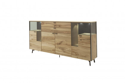 Andra-living von SCHÖNER WOHNEN - Sideboard S762 Eiche rustico/ anthrazit