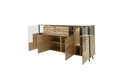 Andra-living von SCHÖNER WOHNEN - Sideboard S762 Eiche rustico/ anthrazit