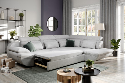 Infinity-LE25 von COTTA - Sofaecke rechts grey