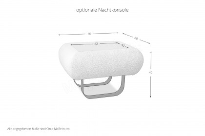 Candy-Dream von DONE.® - Polsterbett in Ivory