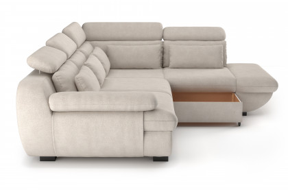 Infinity-LE25 von COTTA - Couchecke rechts beige