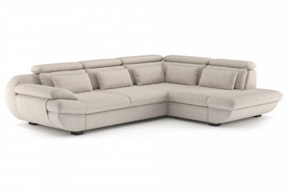 Infinity-LE25 von COTTA - Couchecke rechts beige