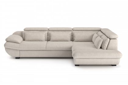 Infinity-LE25 von COTTA - Couchecke rechts beige