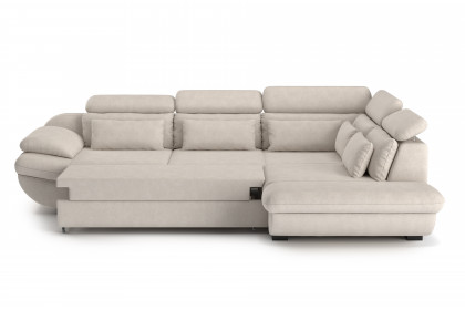 Infinity-LE25 von COTTA - Couchecke rechts beige