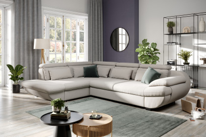 Infinity-LE25 von COTTA - Couchecke links beige