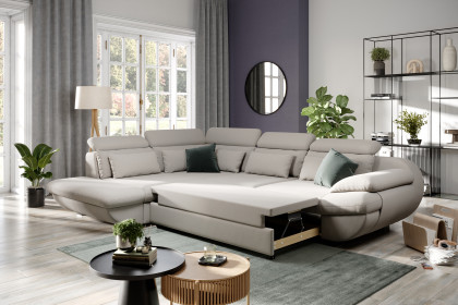 Infinity-LE25 von COTTA - Couchecke links beige