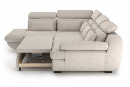 Infinity-LE25 von COTTA - Couchecke links beige