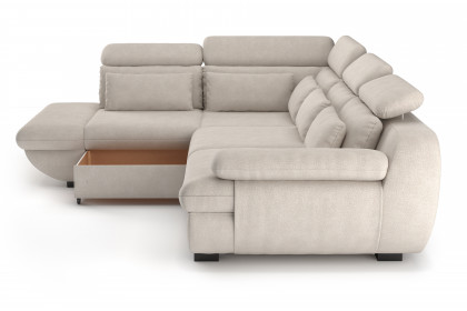 Infinity-LE25 von COTTA - Couchecke links beige